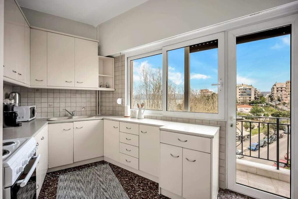 Bright Central Apartment With Splendid Sea View! Chalkís Esterno foto