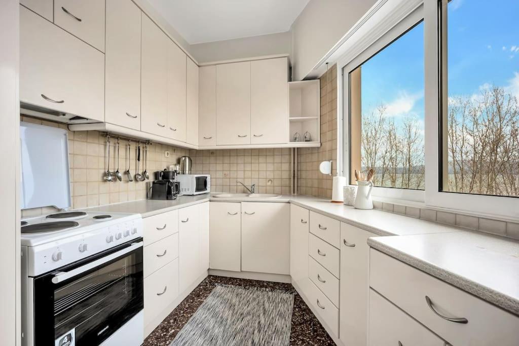 Bright Central Apartment With Splendid Sea View! Chalkís Esterno foto