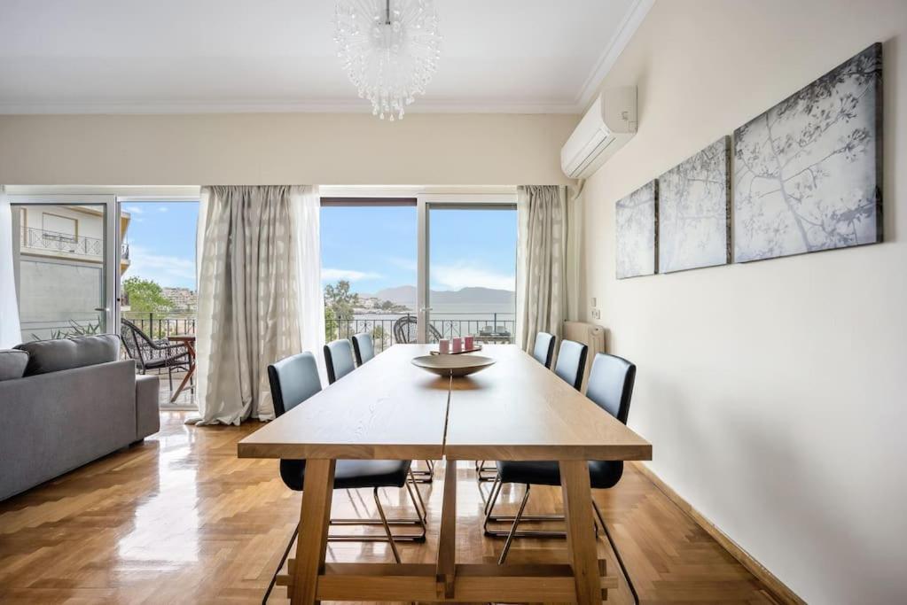 Bright Central Apartment With Splendid Sea View! Chalkís Esterno foto