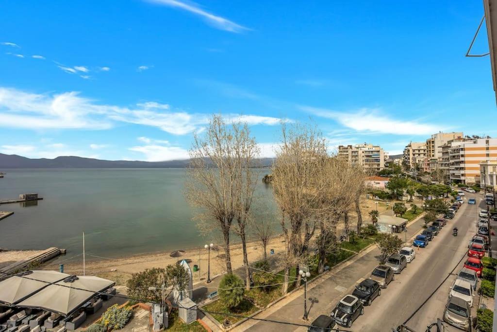 Bright Central Apartment With Splendid Sea View! Chalkís Esterno foto