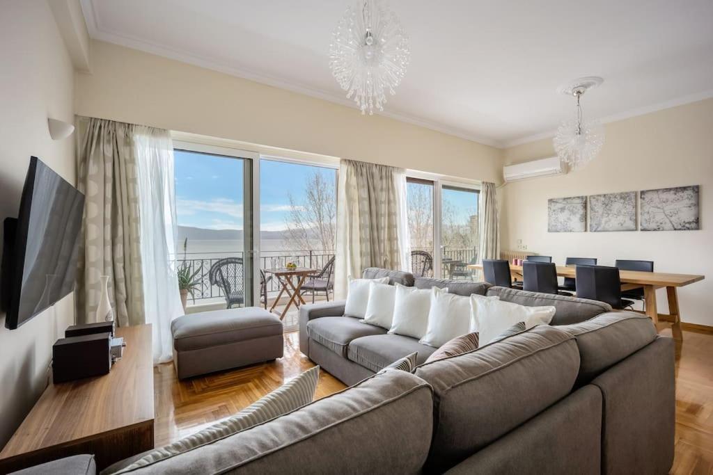 Bright Central Apartment With Splendid Sea View! Chalkís Esterno foto